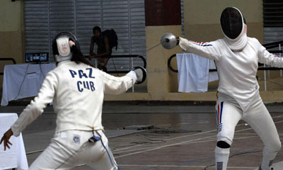 Women’s foil event open Havana´s Grand Prix