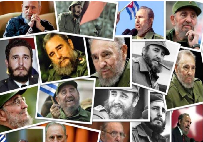 Tribute to Fidel by social networks