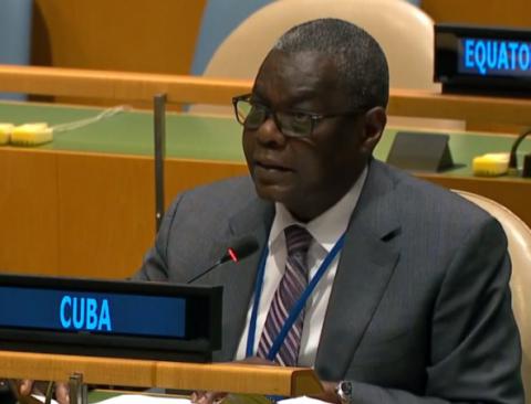 U.S. blockade impacts on Cubans´ human rights, says diplomat Pedroso