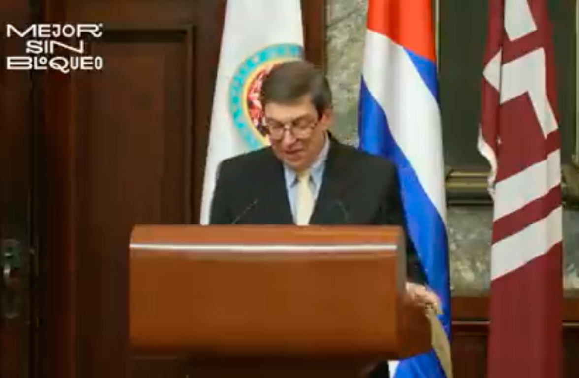 Cuban Foreign Minister reiterates denunciation of U.S. blockade